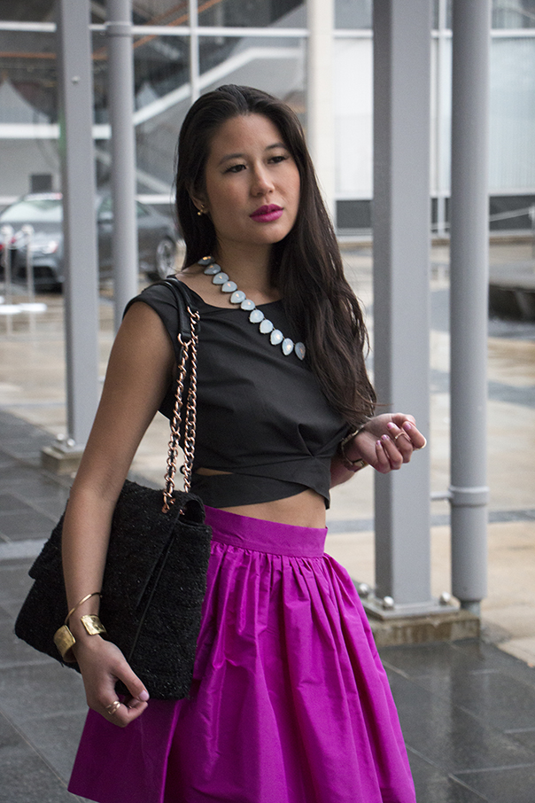 Salt and Shimmer PARTYSKIRTS - Teacher's Pet Purple Party Skirt at Fashion Week